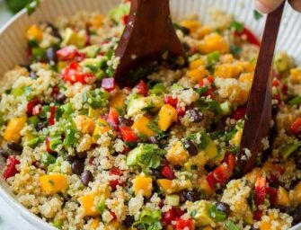 Salade de quinoa à la mangue