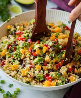 Salade de quinoa à la mangue