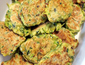 Galettes de courgettes à la plancha