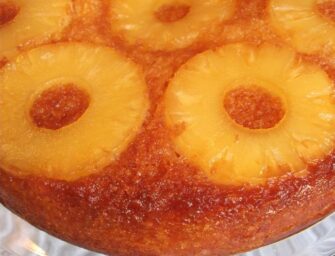 Gâteau renversé à l&rsquo;ananas