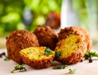 Falafels de patate douce au four