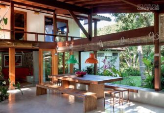 Une superbe villa Brésilienne ouverte sur le jardin