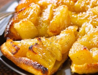 La tarte tatin ananas et gingembre