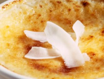 Crème brulée à la noix de coco