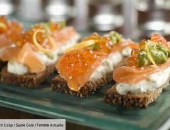 Canapés au saumon fumé et mascarpone