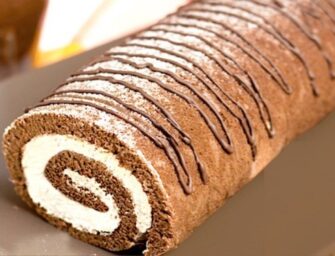 La bûche chocolat au mascarponne