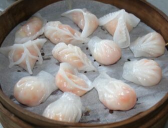 Les raviolis aux crevettes