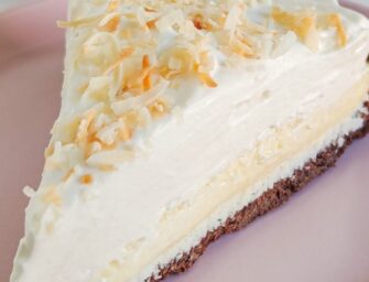 Tarte coco à la crème