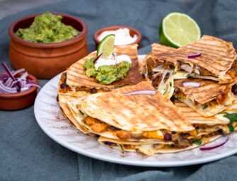 Quesadillas végétariennes à la patate douce