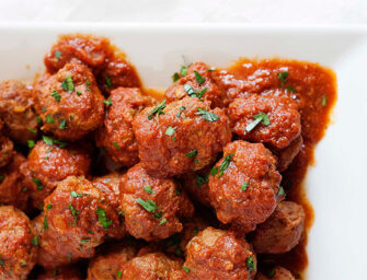 Les Keftas ou boulettes de boeuf à la sauce tomate