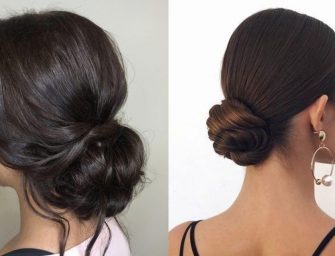 Le chignon bas, chic et romantique!