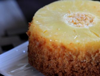 Gâteau ananas et noix de coco