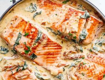 Le saumon au beurre et à l&rsquo;ail