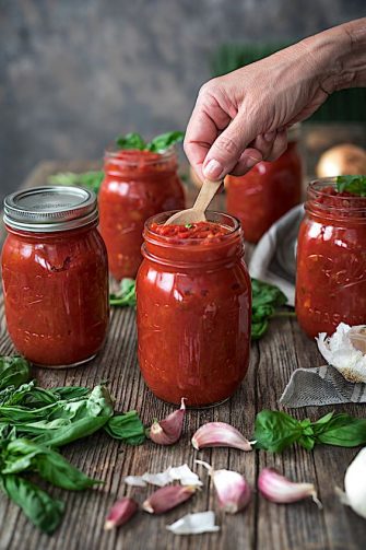 Sauce tomate maison pour pizza et pâtes