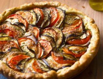 Tarte fine aux légumes