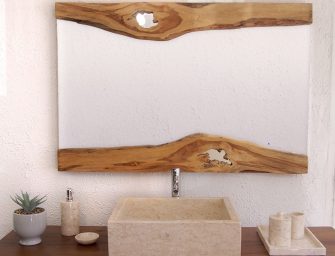 Des miroirs en bois naturel !