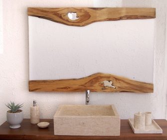 Des miroirs en bois naturel !