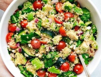 Salade de quinoa à l&rsquo;avocat rapide