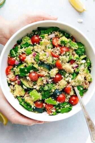 Salade de quinoa à l’avocat rapide