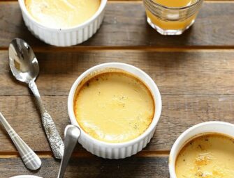 Crème aux oeufs à la pomme sans sucre