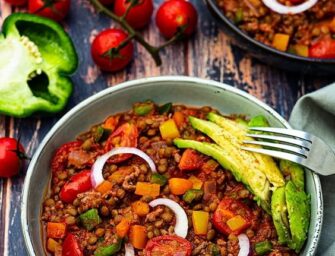 Les lentilles façon chili