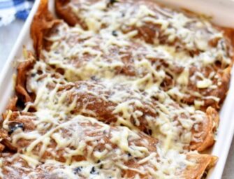 Crêpes crevettes et champignons