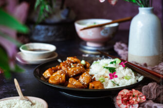 Blancs de poulet au miel gingembre et soya