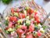 Salade fraicheur, pastèque et féta