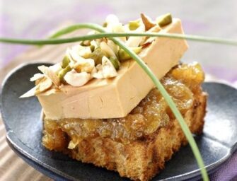 Tartine de foie gras et de figues