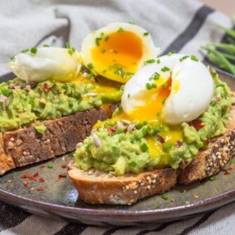 Tartines Avocat et Oeuf Mollet