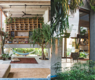 Une maison tout en béton, à Bali, par le studio d’architecture Patisandhika