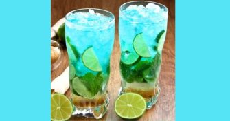 Cocktail Blue Mojito