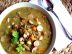 Soupe de lentilles vertes au curry et saucisses