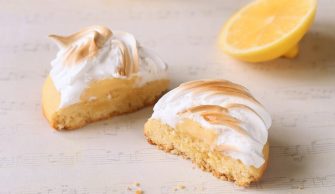 Biscuits au citron meringués