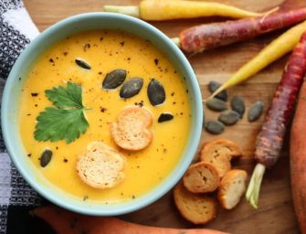 Velouté de patates douces et carottes