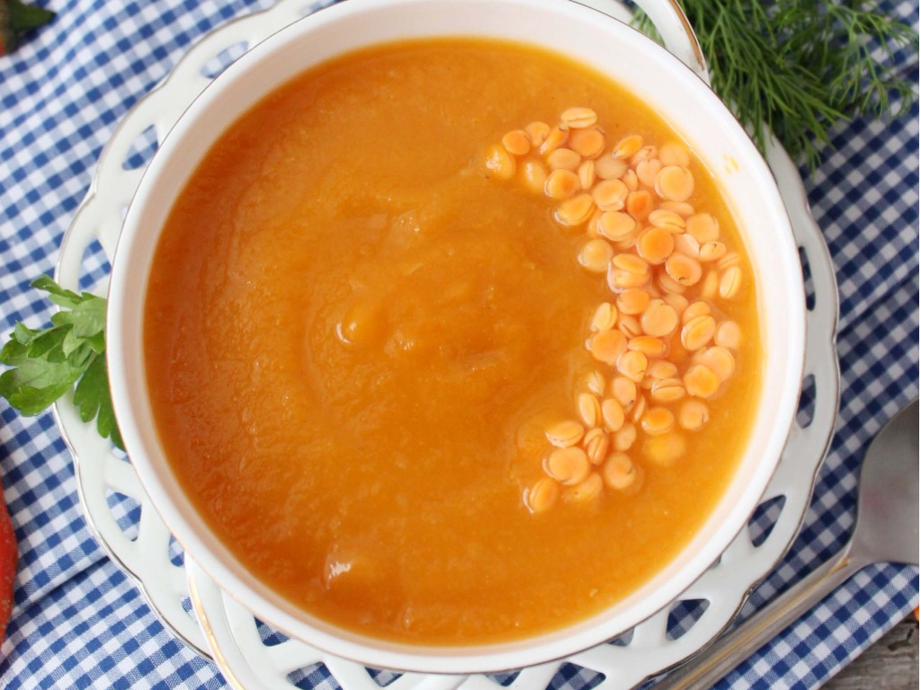 lentil-soup-with-eggplant-picture-id580107084