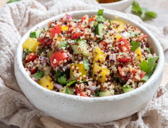 Salade de quinoa croquante