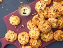 Cookies craquants à la banane et au chocolat