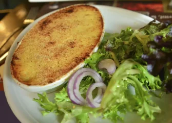 Gratin d’échalotes au parmesan