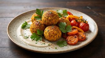 Les boulettes pois chiches-patate douce cumin 