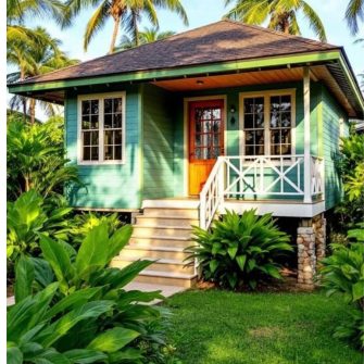Petites maisons en bois : le charme tropical qui séduit les jeunes couples