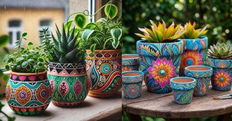 DIY : quand un simple pot en terre cuite devient une véritable œuvre d&rsquo;art